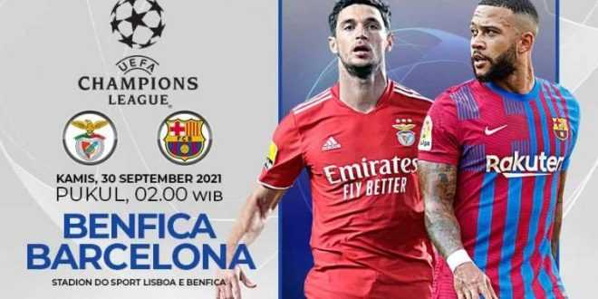 Link Live Streaming Benfica Vs Barcelona