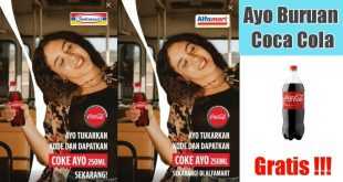 Buruan!! Grivy App Promo Coca Cola di Indomaret & Alfamaret Gratis
