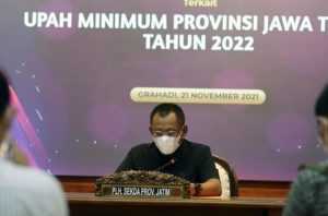 Jawa Timur Tetapkan Kenaikan UMP Tahun 2022