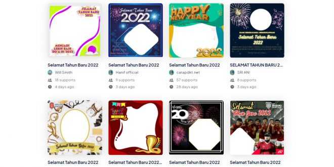 10 Link Twibbon Tahun Baru 2022 Gratis & Keren, Download Disini!