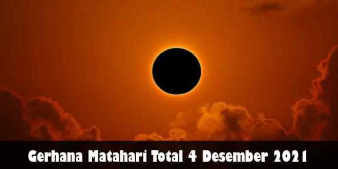 Catat! Gerhana Matahari Total Tanggal 4 Desember 2021